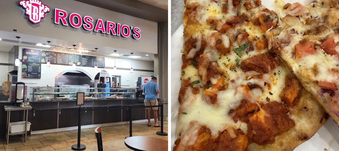 Rosario's Pizzeria in the Viewmont Mall Food Court