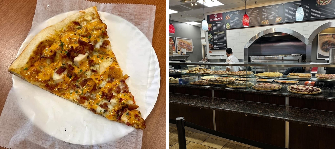 Rosario's Pizzeria in the Viewmont Mall Food Court